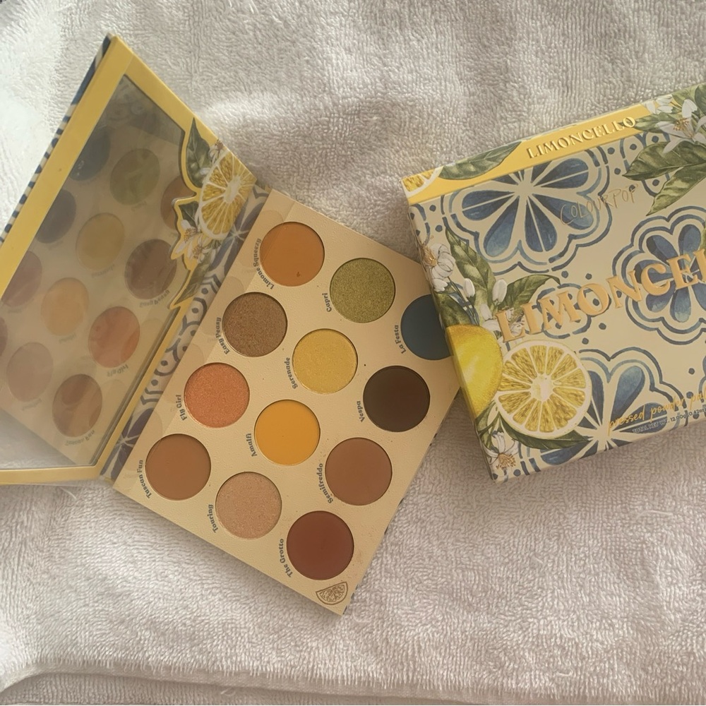 ColourPop Limoncello Pressed Powder Eyeshadow Palette - Discontinued - New